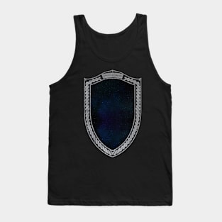 Spaaaace Shield Moonsilver Tank Top